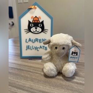 SOLD-DoNOTPurchase-Jellycat Poppet Sheep 5” High Mini Retired VHTF NWT